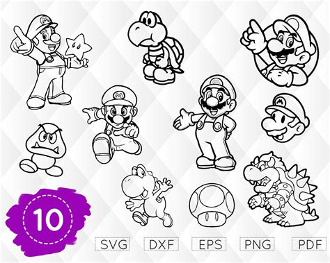 super mario cricut svg|Super Mario Bros SVG Cut Files Designs for Cricut